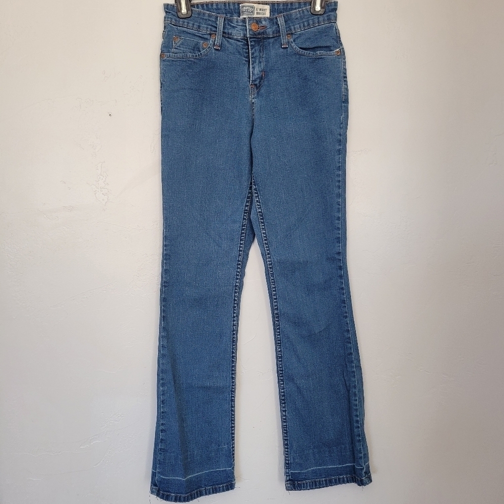 Levi Strauss At Waist Bootcut Jeans Medium Wash Denim Women's 4 Misses